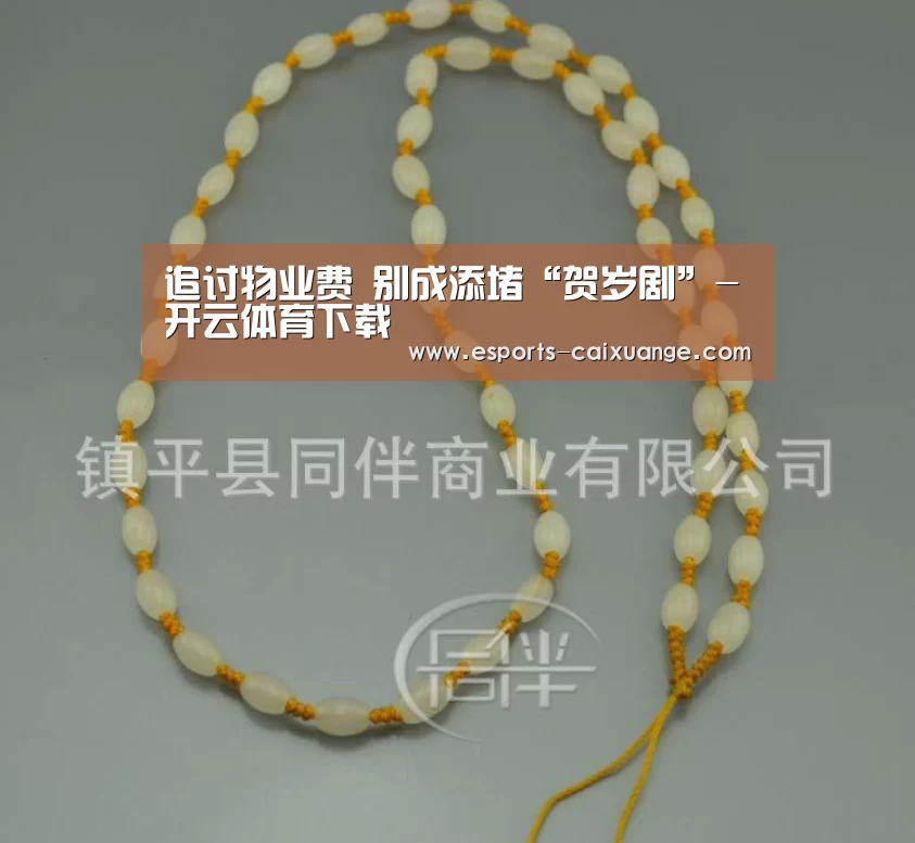 追讨物业费 别成添堵“贺岁剧”-开云体育下载